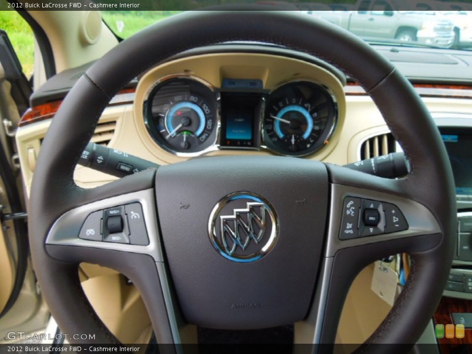 Cashmere Interior Steering Wheel for the 2012 Buick LaCrosse FWD #70470349