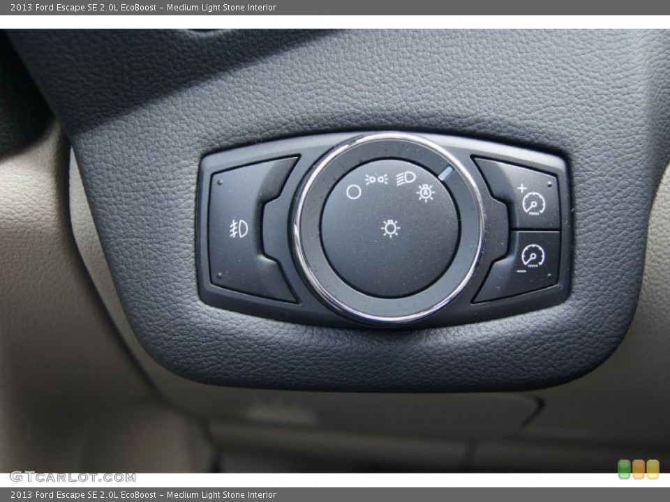 Medium Light Stone Interior Controls for the 2013 Ford Escape SE 2.0L EcoBoost #70476090