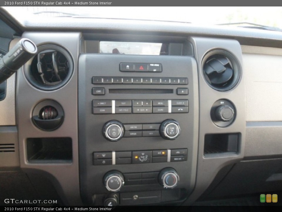 Medium Stone Interior Controls for the 2010 Ford F150 STX Regular Cab 4x4 #70480295