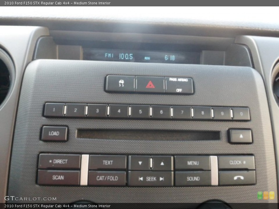 Medium Stone Interior Audio System for the 2010 Ford F150 STX Regular Cab 4x4 #70480304