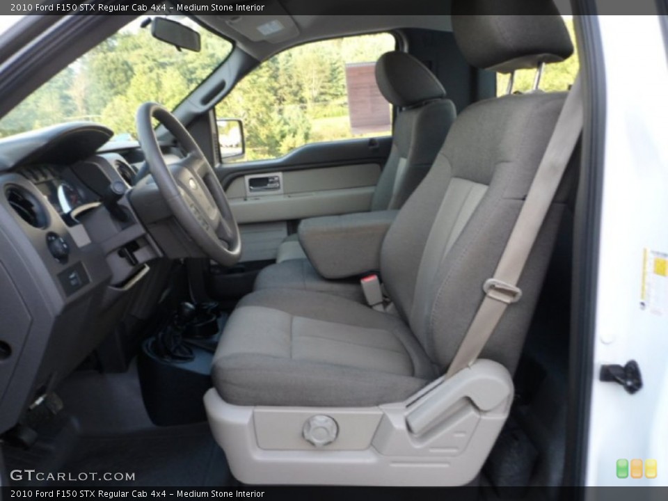 Medium Stone Interior Photo for the 2010 Ford F150 STX Regular Cab 4x4 #70480331