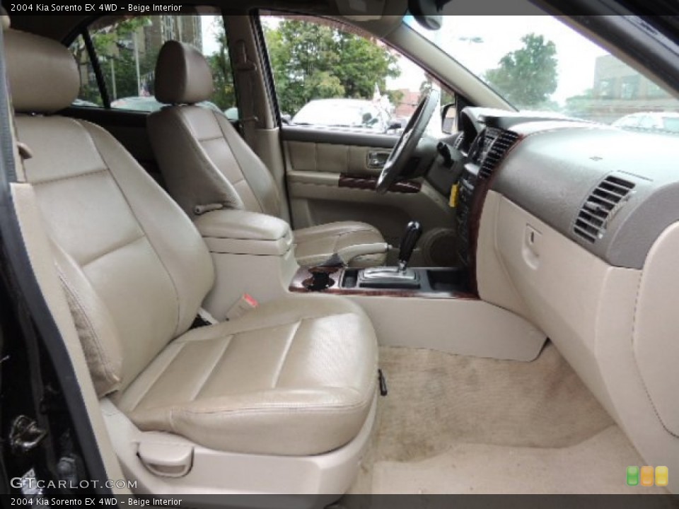 Beige Interior Front Seat for the 2004 Kia Sorento EX 4WD #70480673