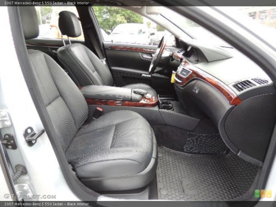 Black Interior Photo for the 2007 Mercedes-Benz S 550 Sedan #70480904