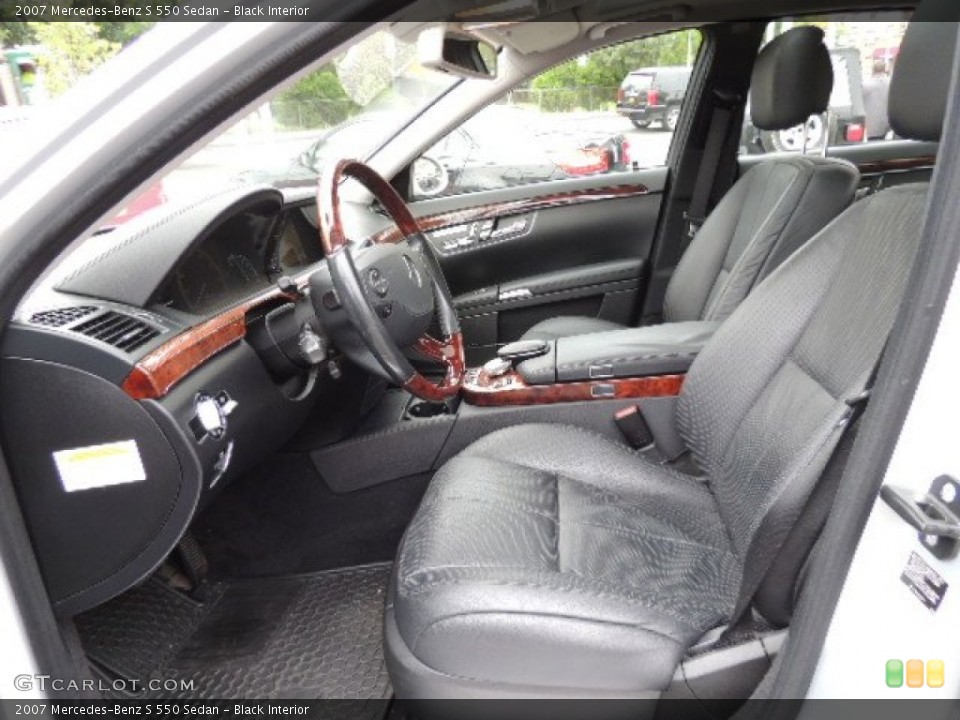 Black Interior Photo for the 2007 Mercedes-Benz S 550 Sedan #70480931