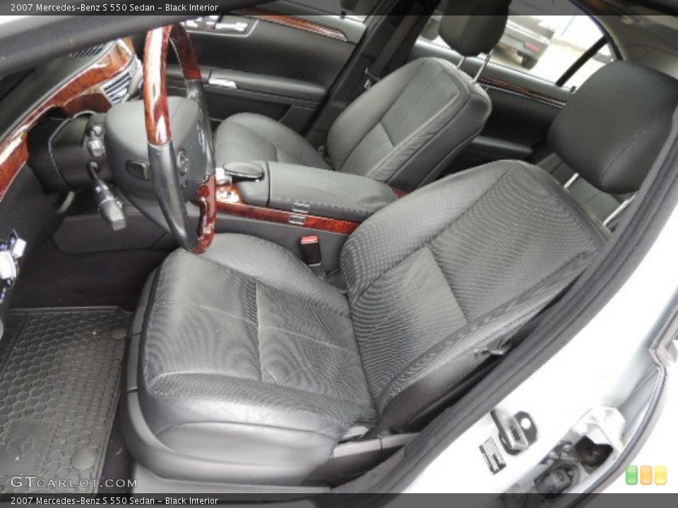 Black Interior Photo for the 2007 Mercedes-Benz S 550 Sedan #70480946