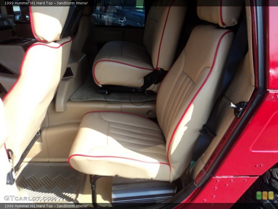 SandStorm Interior Rear Seat for the 1999 Hummer H1 Hard Top #70481786