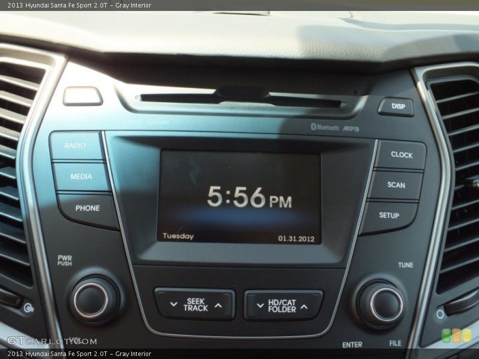 Gray Interior Controls for the 2013 Hyundai Santa Fe Sport 2.0T #70483109