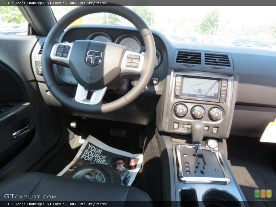 Dark Slate Gray Interior Dashboard for the 2013 Dodge Challenger R/T Classic #70483151