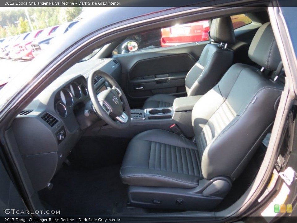 Dark Slate Gray Interior Front Seat for the 2013 Dodge Challenger Rallye Redline #70483223