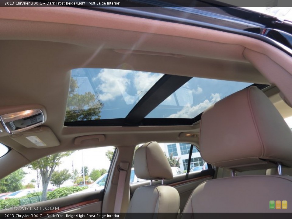 Dark Frost Beige/Light Frost Beige Interior Sunroof for the 2013 Chrysler 300 C #70484960