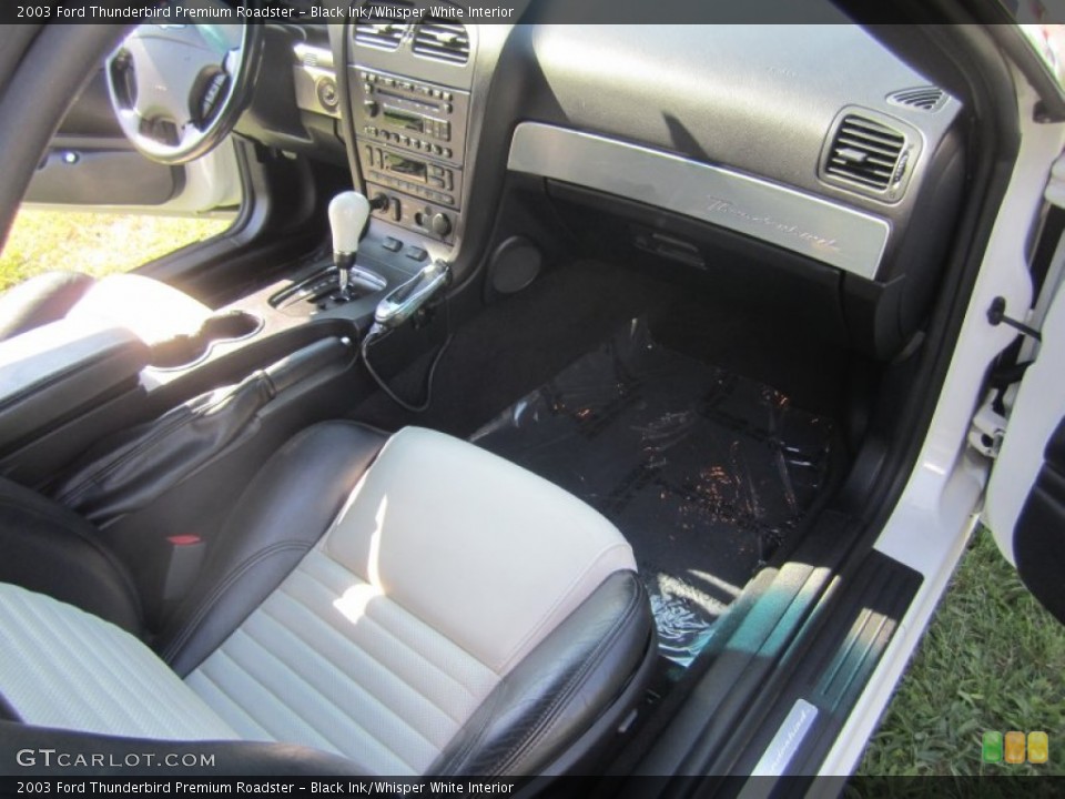 Black Ink/Whisper White Interior Photo for the 2003 Ford Thunderbird Premium Roadster #70487585