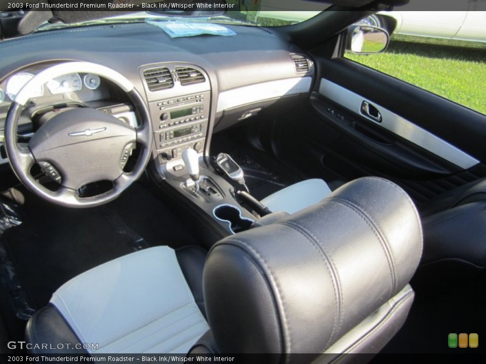 Black Ink/Whisper White Interior Photo for the 2003 Ford Thunderbird Premium Roadster #70487776