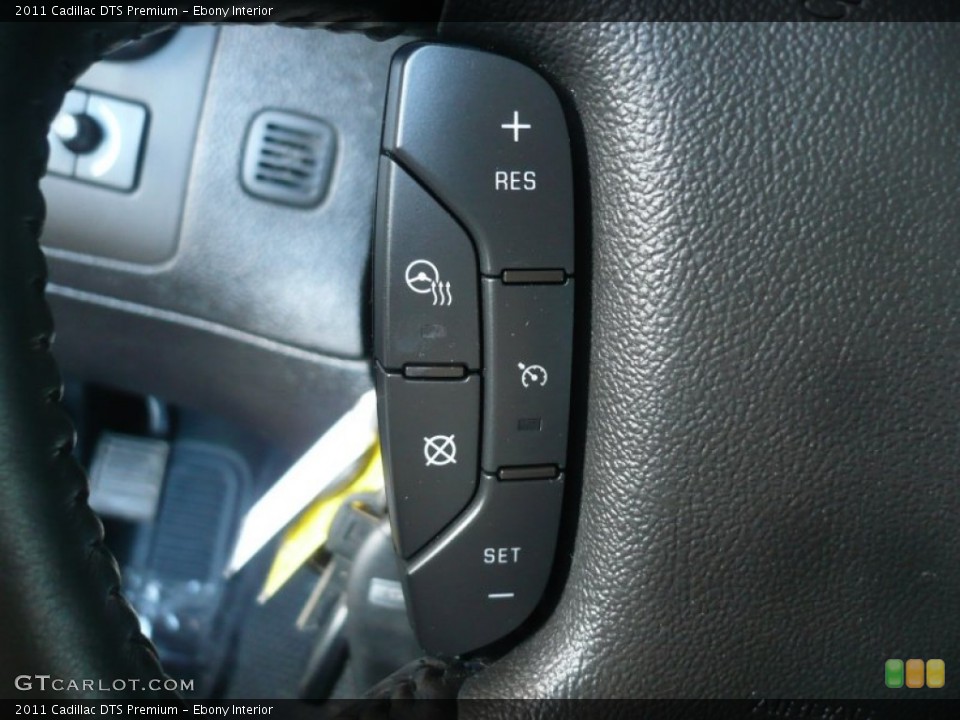 Ebony Interior Controls for the 2011 Cadillac DTS Premium #70488323