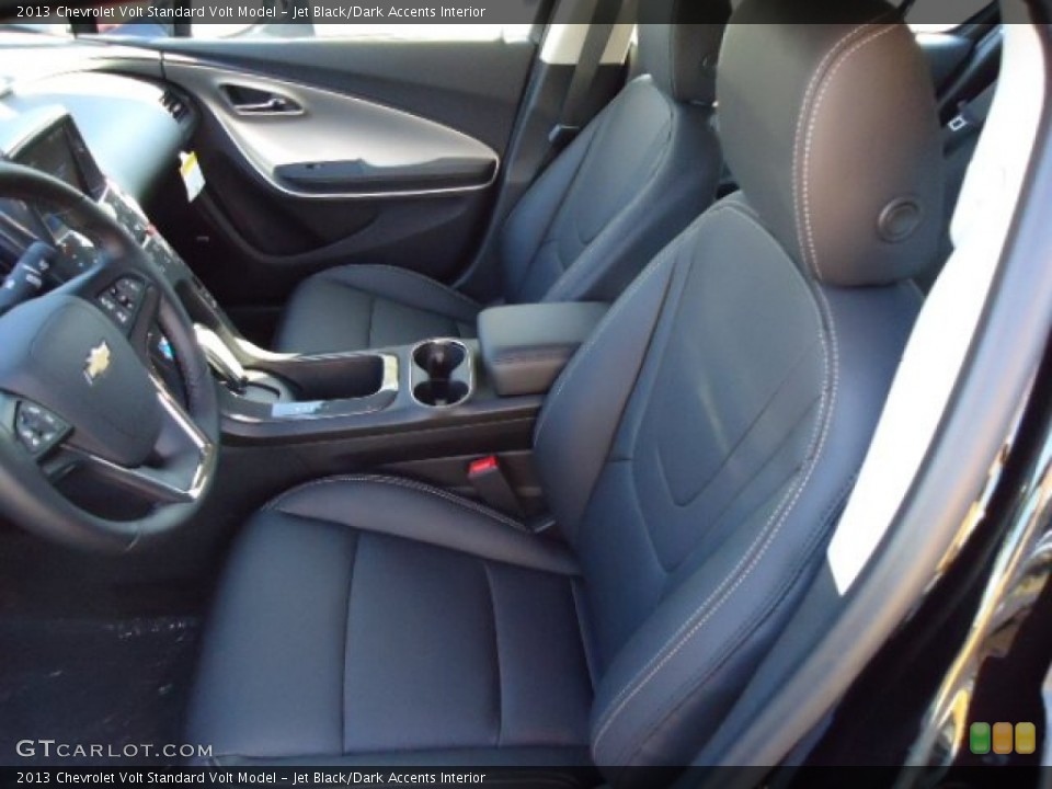Jet Black/Dark Accents Interior Front Seat for the 2013 Chevrolet Volt  #70488362