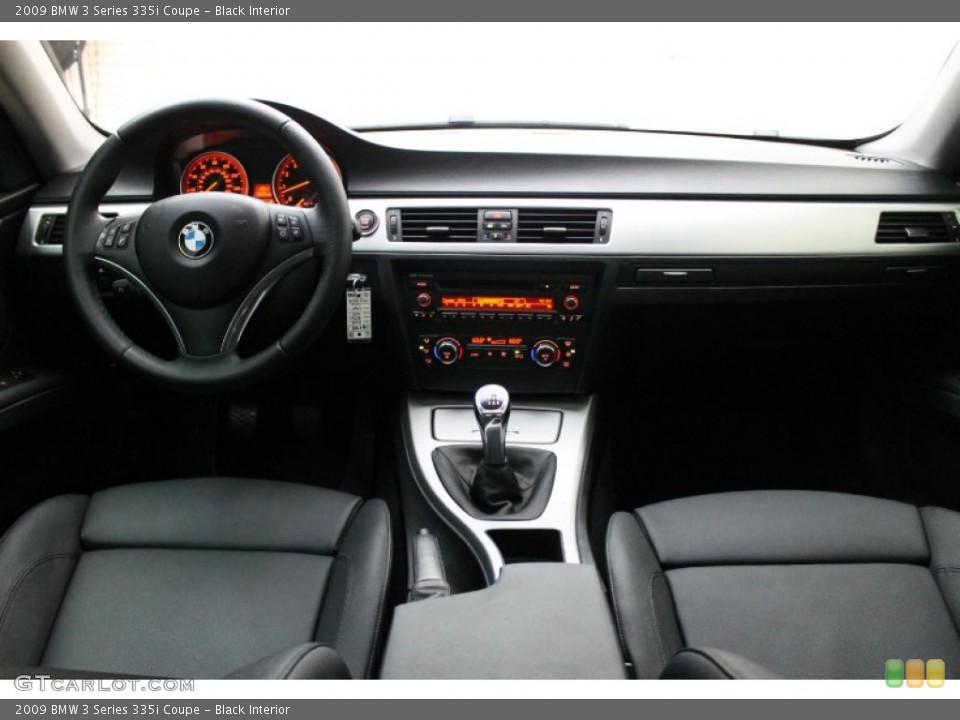Black Interior Dashboard for the 2009 BMW 3 Series 335i Coupe #70488569