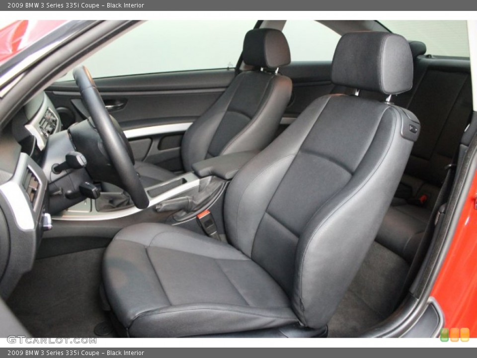 Black Interior Front Seat for the 2009 BMW 3 Series 335i Coupe #70488605