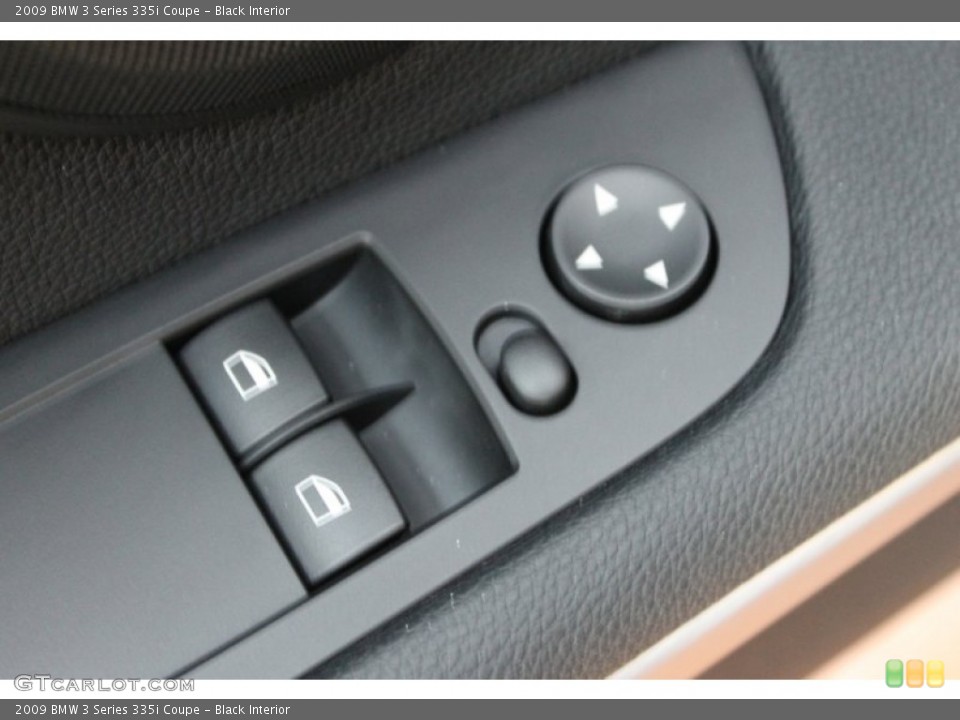 Black Interior Controls for the 2009 BMW 3 Series 335i Coupe #70488662