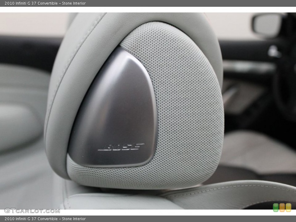 Stone Interior Audio System for the 2010 Infiniti G 37 Convertible #70489055