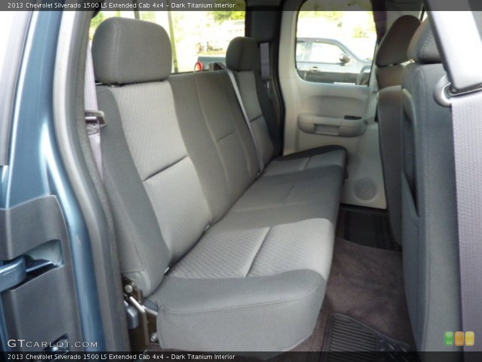 Dark Titanium Interior Rear Seat for the 2013 Chevrolet Silverado 1500 LS Extended Cab 4x4 #70490096