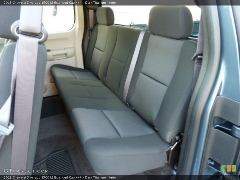 Dark Titanium Interior Rear Seat for the 2013 Chevrolet Silverado 1500 LS Extended Cab 4x4 #70490120