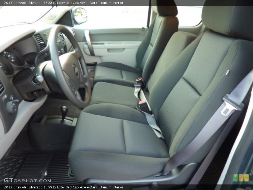 Dark Titanium Interior Front Seat for the 2013 Chevrolet Silverado 1500 LS Extended Cab 4x4 #70490135