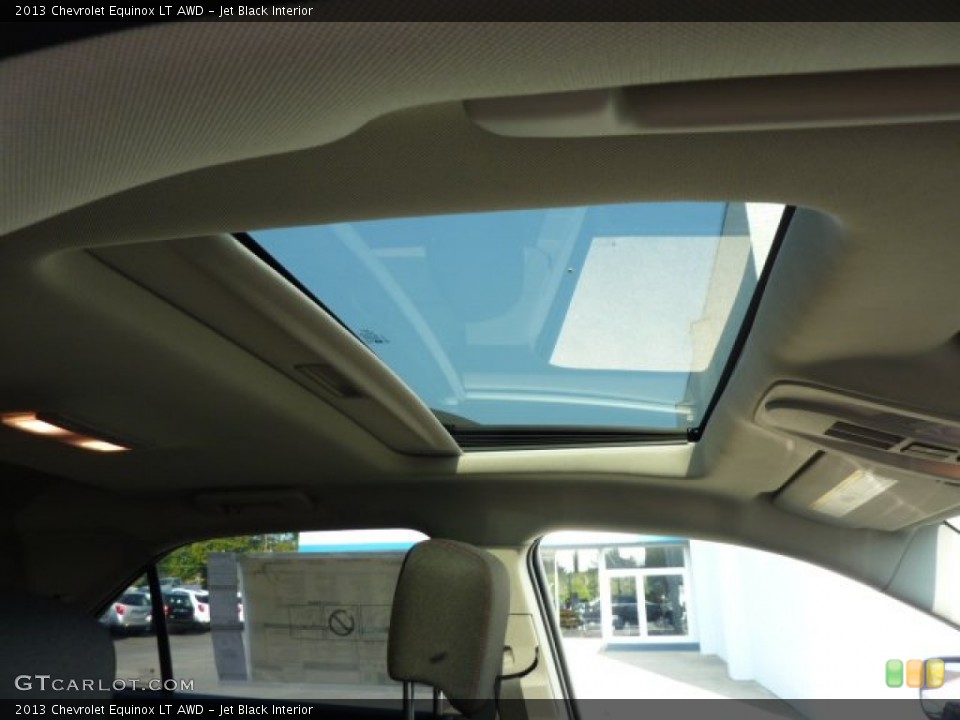 Jet Black Interior Sunroof for the 2013 Chevrolet Equinox LT AWD #70490597