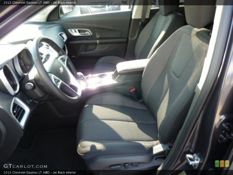 Jet Black Interior Front Seat for the 2013 Chevrolet Equinox LT AWD #70490636