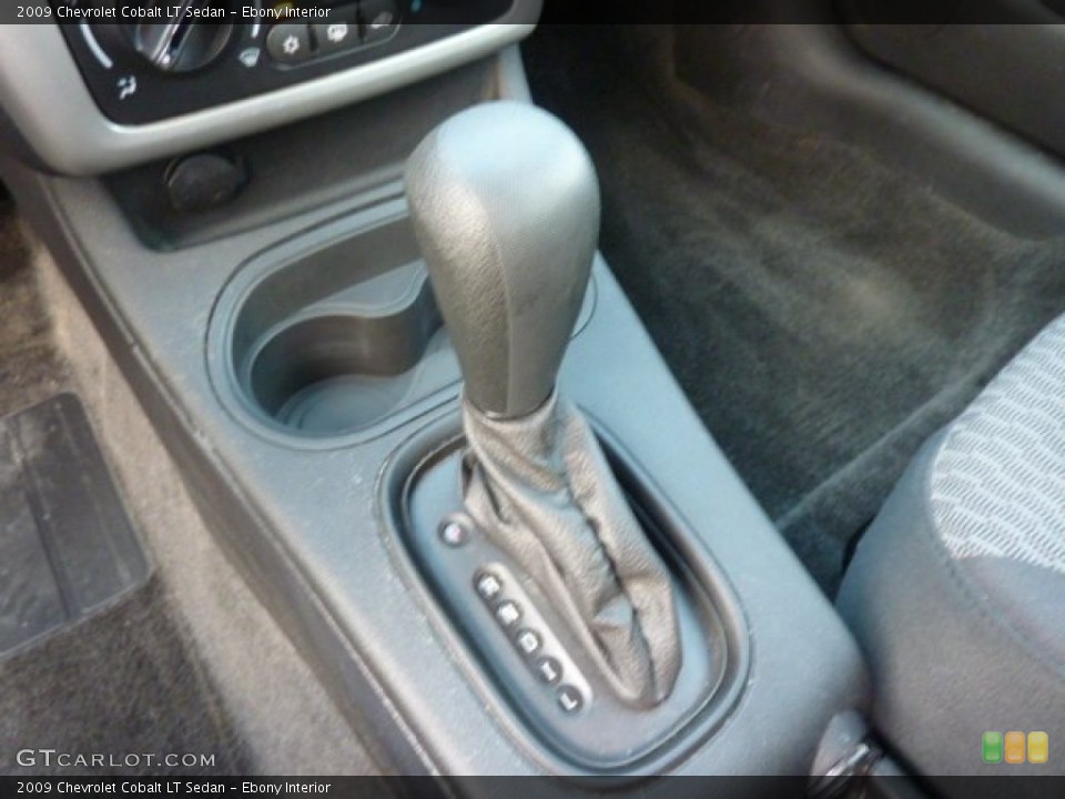 Ebony Interior Transmission for the 2009 Chevrolet Cobalt LT Sedan #70492055