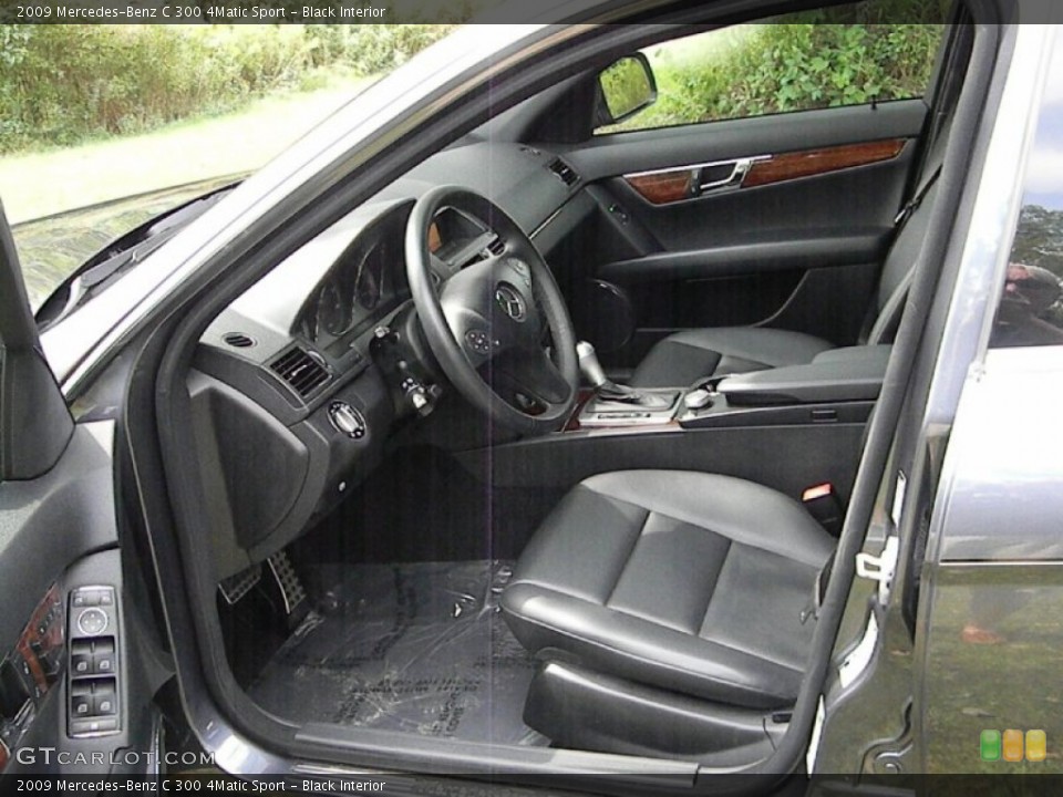 Black Interior Photo for the 2009 Mercedes-Benz C 300 4Matic Sport #70492181