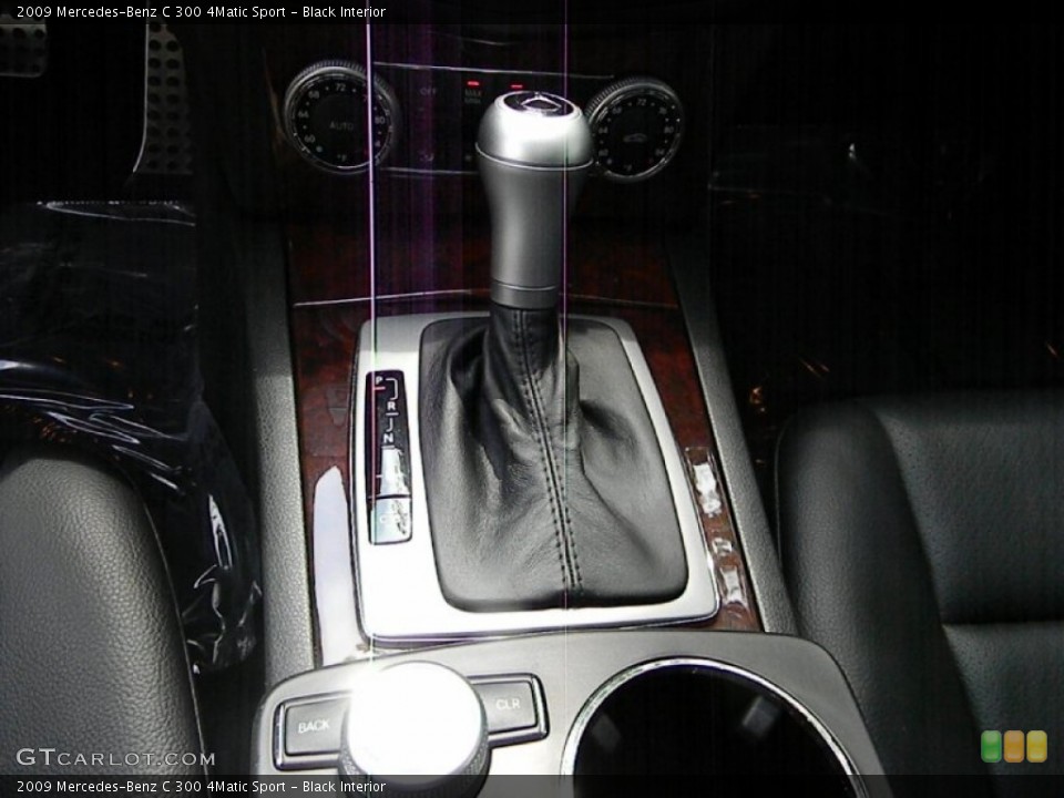 Black Interior Transmission for the 2009 Mercedes-Benz C 300 4Matic Sport #70492265