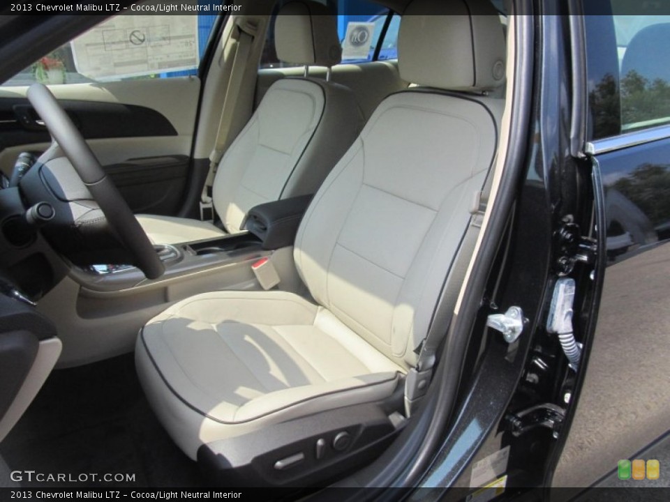Cocoa/Light Neutral Interior Front Seat for the 2013 Chevrolet Malibu LTZ #70493291