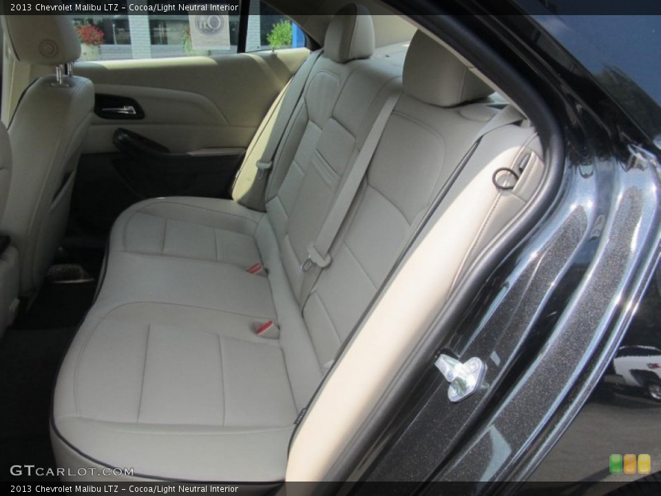 Cocoa/Light Neutral Interior Rear Seat for the 2013 Chevrolet Malibu LTZ #70493300