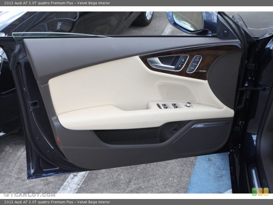 Velvet Beige Interior Door Panel for the 2013 Audi A7 3.0T quattro Premium Plus #70493900