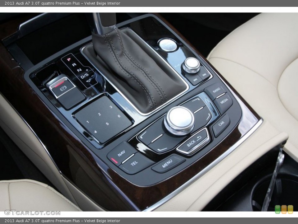 Velvet Beige Interior Controls for the 2013 Audi A7 3.0T quattro Premium Plus #70493993