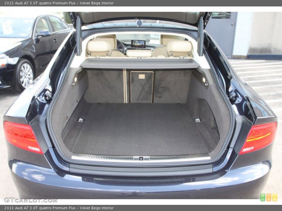 Velvet Beige Interior Trunk for the 2013 Audi A7 3.0T quattro Premium Plus #70494011