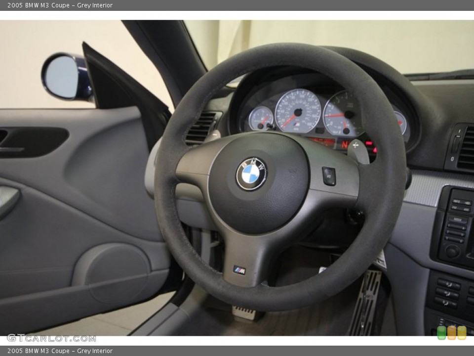 Grey Interior Steering Wheel for the 2005 BMW M3 Coupe #70494968