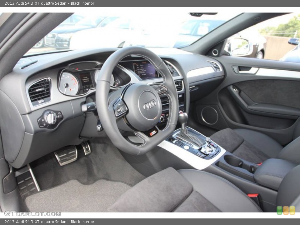 Black Interior Prime Interior for the 2013 Audi S4 3.0T quattro Sedan #70495190