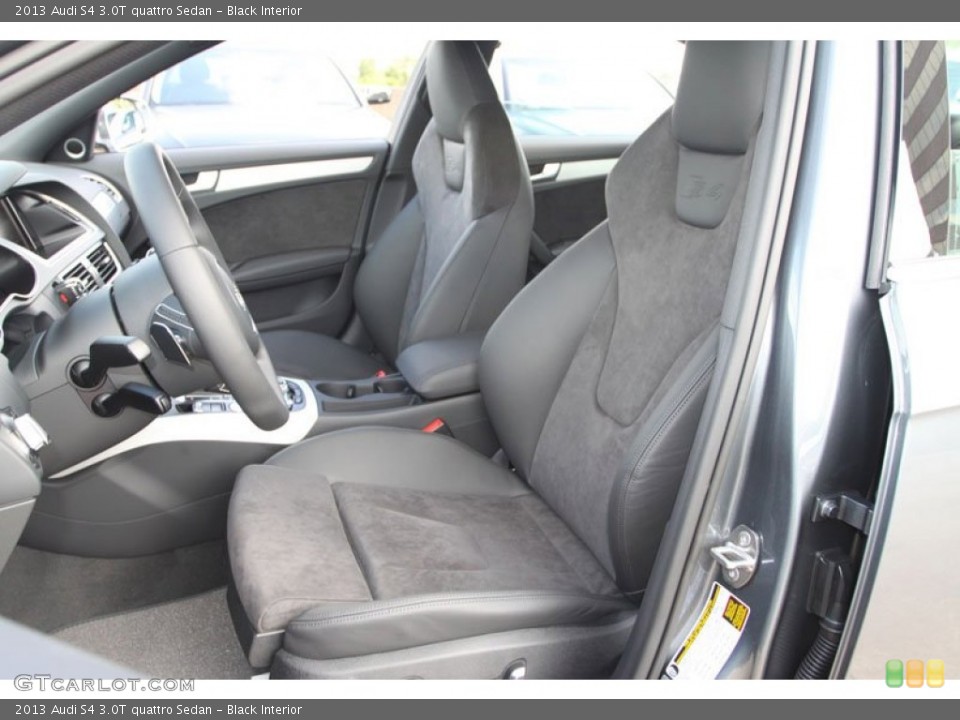 Black Interior Front Seat for the 2013 Audi S4 3.0T quattro Sedan #70495199