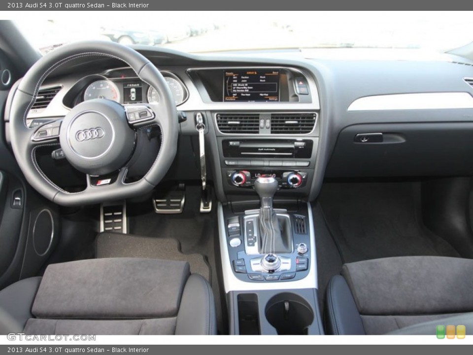 Black Interior Dashboard for the 2013 Audi S4 3.0T quattro Sedan #70495226