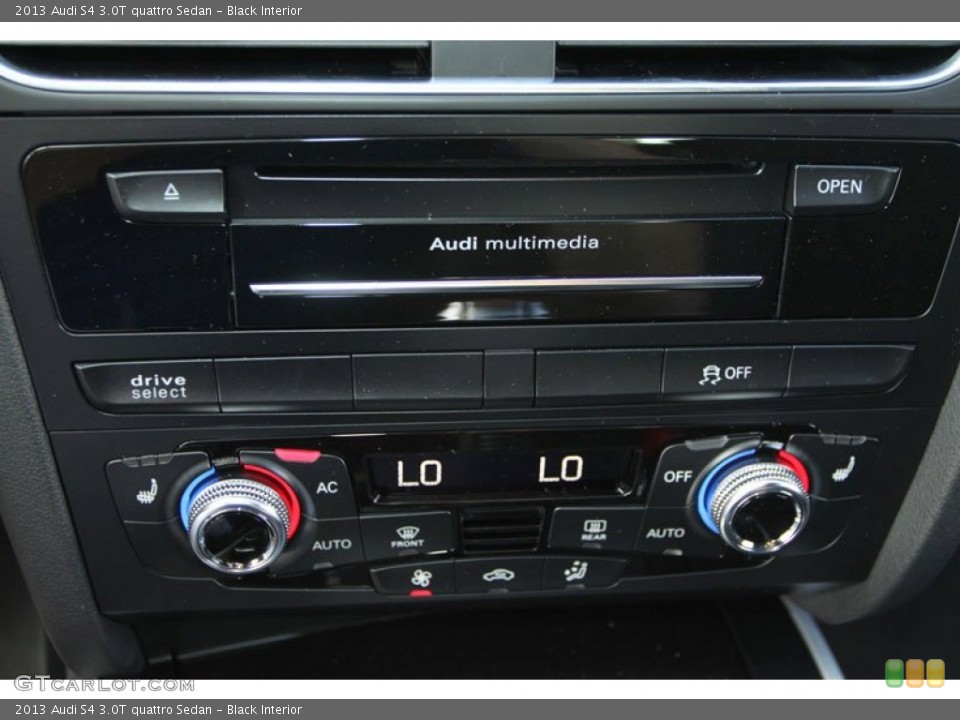 Black Interior Controls for the 2013 Audi S4 3.0T quattro Sedan #70495248