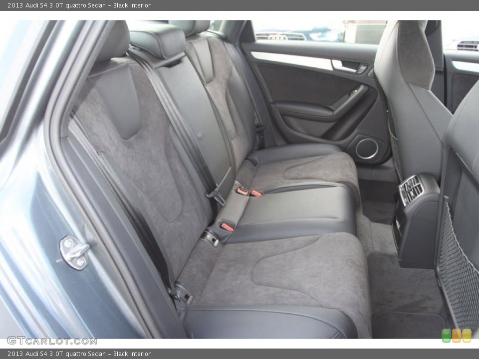 Black Interior Rear Seat for the 2013 Audi S4 3.0T quattro Sedan #70495298