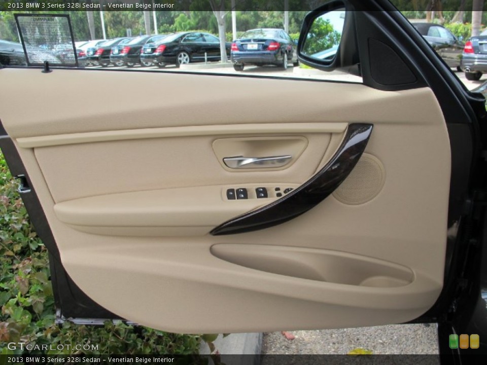 Venetian Beige Interior Door Panel for the 2013 BMW 3 Series 328i Sedan #70496681