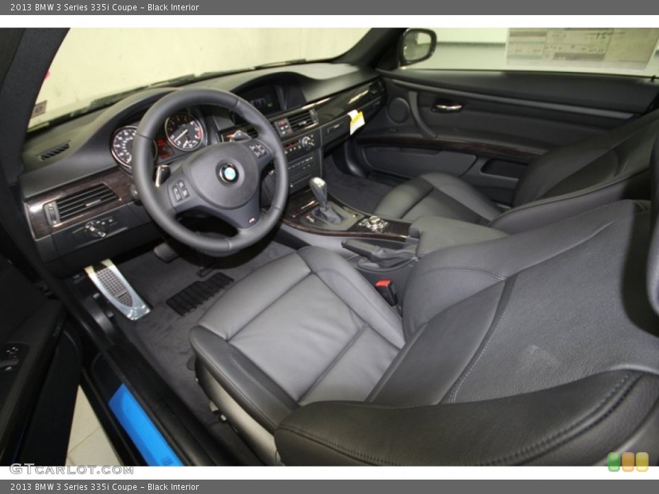 Black Interior Prime Interior for the 2013 BMW 3 Series 335i Coupe #70498067