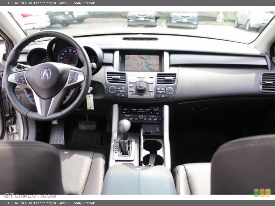 Ebony Interior Dashboard for the 2012 Acura RDX Technology SH-AWD #70498811