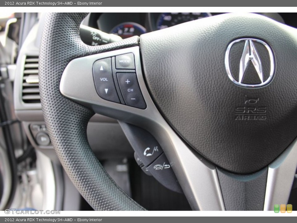 Ebony Interior Controls for the 2012 Acura RDX Technology SH-AWD #70498847