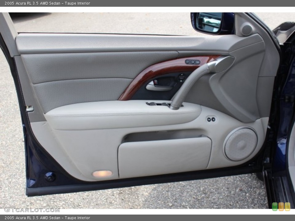 Taupe Interior Door Panel for the 2005 Acura RL 3.5 AWD Sedan #70499072