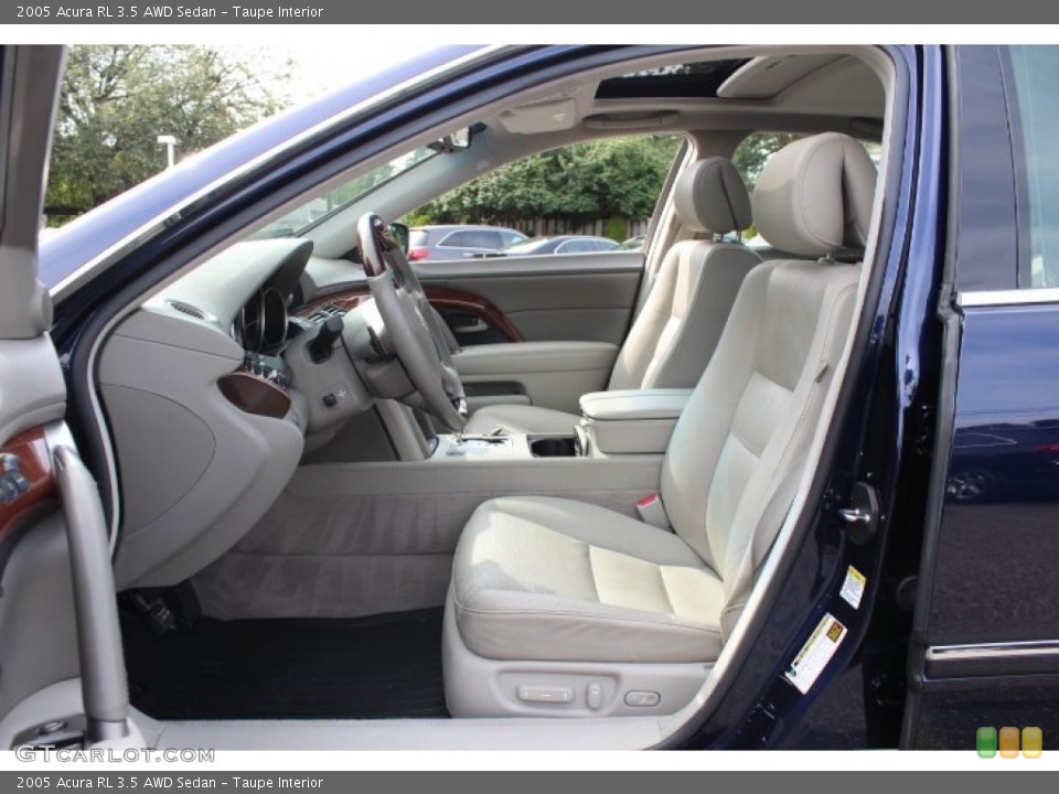 Taupe Interior Front Seat for the 2005 Acura RL 3.5 AWD Sedan #70499093