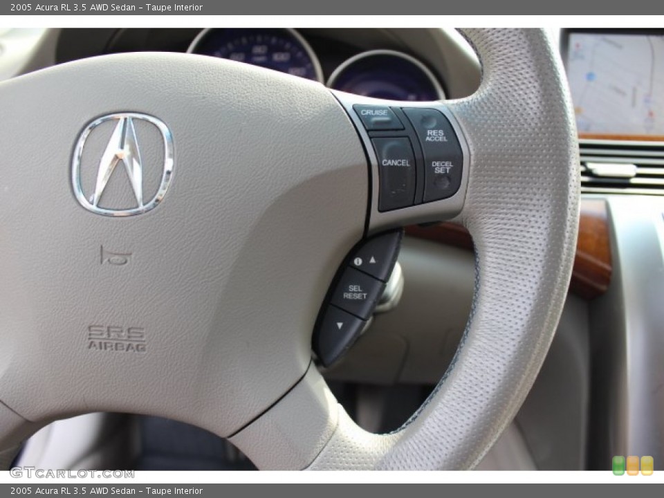 Taupe Interior Controls for the 2005 Acura RL 3.5 AWD Sedan #70499153