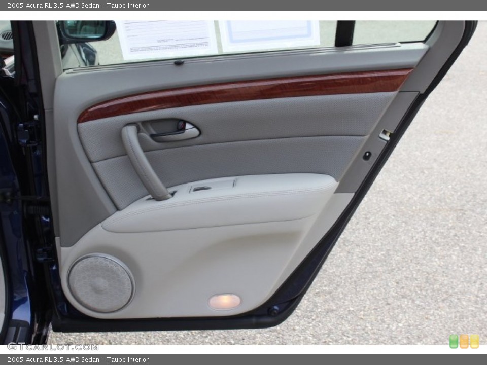 Taupe Interior Door Panel for the 2005 Acura RL 3.5 AWD Sedan #70499198
