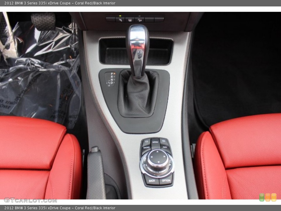 Coral Red/Black Interior Transmission for the 2012 BMW 3 Series 335i xDrive Coupe #70502279